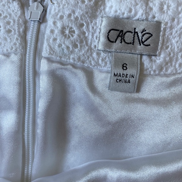 Cache White Eyelet Skirt - Picture 4 of 5